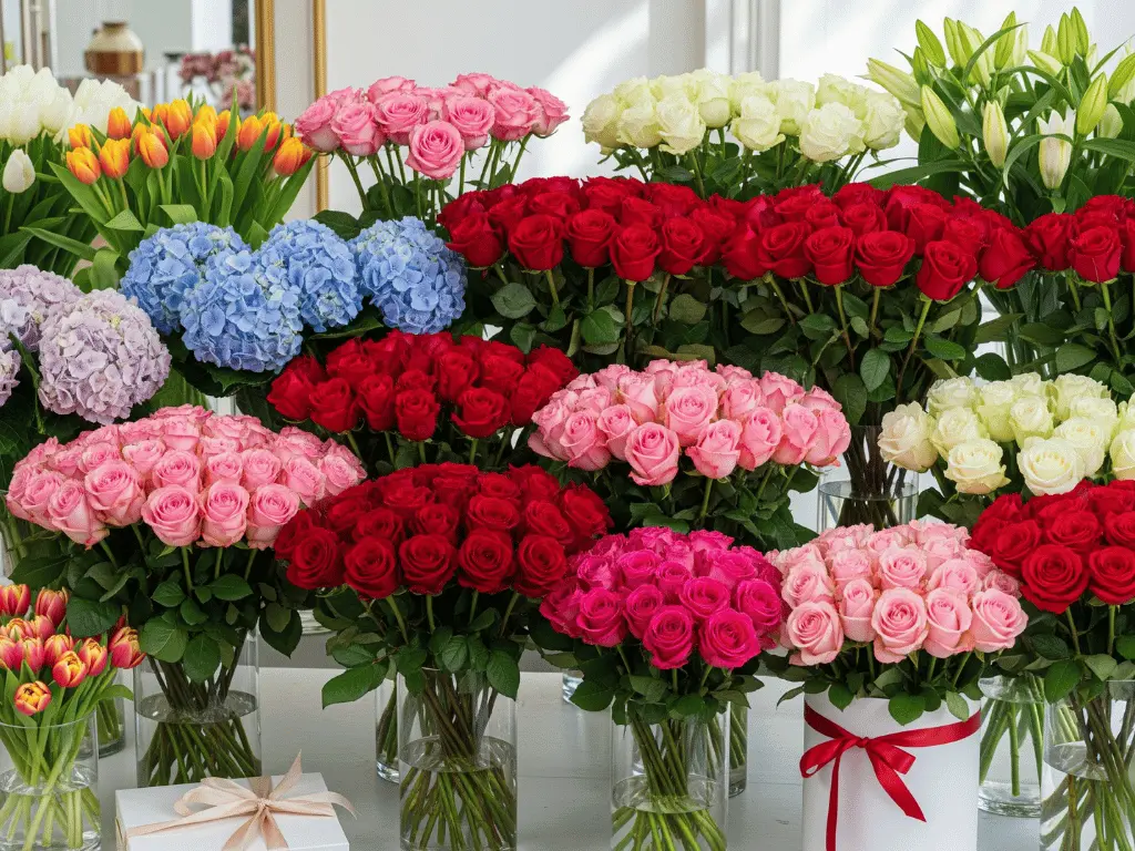 Roses/ bouquet fleurs